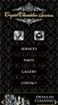Mobile Screenshot of crystalchandelierservices.com